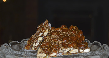 Turron de guirlache met sesam 300 g